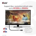 Club 3D Kábel - CAC-1087 (DisplayPort 1.4 to HDMI 8K60Hz HDR10, 3m, M/M)