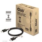 Club 3D Kábel - CAC-1091 (DisplayPort 2.1,  DP80, 4K240Hz, 1.2m, Bidirectional, M/M)