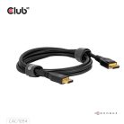 Club 3D Kábel - CAC-1094 (DisplayPort 2.1, 8K240Hz, 2m, DP80, VESA tanúsítvány, M/M)