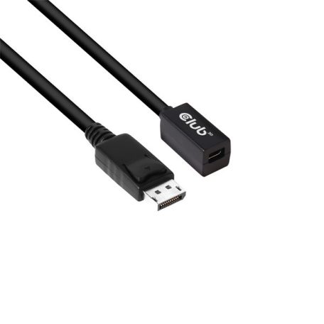 Club 3D Kábel - CAC-1120 (Mini DisplayPort 1.4 to DisplayPort, 8K60Hz, DSC1.2, HBR3, HDR, 1m, F/M, Kétirányú)