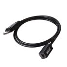 Club 3D Kábel - CAC-1120 (Mini DisplayPort 1.4 to DisplayPort, 8K60Hz, DSC1.2, HBR3, HDR, 1m, F/M, Kétirányú)