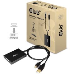   Club 3D Átalakító - CAC-1130 (Mini DisplayPort to Dual Link DVI-I Active, 4K30Hz)