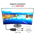 Club 3D Átalakító - CAC-1130 (Mini DisplayPort to Dual Link DVI-I Active, 4K30Hz)