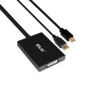 Club 3D Átalakító - CAC-1130 (Mini DisplayPort to Dual Link DVI-I Active, 4K30Hz)
