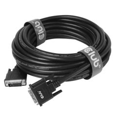   Club 3D Kábel - CAC-1220 (DVI-D Dual Link kábel, Bidirectional M/M, 10m, 28AWG)