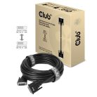 Club 3D Kábel - CAC-1220 (DVI-D Dual Link kábel, Bidirectional M/M, 10m, 28AWG)