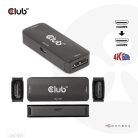 Club 3D Átalakító - CAC-1307 (HDMI aktív ismétlő 4K60Hz, Micro USB tápellátás, 18Gbps, 3D, HDR, HDCP 2.2&1.4)