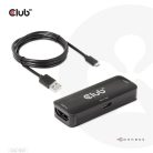 Club 3D Átalakító - CAC-1307 (HDMI aktív ismétlő 4K60Hz, Micro USB tápellátás, 18Gbps, 3D, HDR, HDCP 2.2&1.4)