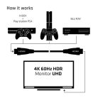 Club 3D Kábel - CAC-1310 (HDMI 2.0 Premium High Speed, 4K60Hz, 3m, UHD, ethernet, HDR, 18Gbps, Full HD 3D, M/M)