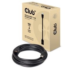   Club 3D Kábel - CAC-1320 (HDMI 1.4  M/F, 5m, 4K@30Hz, 10.2Gbps, Ethernet)