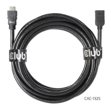 Club 3D Kábel - CAC-1325 (HDMI 2.0 High Speed 4K60Hz, M/F, 5m, 26AWG)