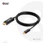 Club 3D Kábel - CAC-1334 (HDMI to USB-C, Aktív, M/M, 4K60Hz, 1.8m)