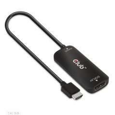   Club 3D Átalakító - CAC-1335 (HDMI+Micro USB to DisplayPort, 4K120Hz/8K30Hz, M/F, aktív)