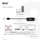 Club 3D Átalakító - CAC-1336 (HDMI+Micro USB to USB-C, 4K120Hz/8K30Hz)