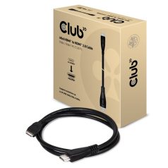   Club 3D Kábel - CAC-1350 (Mini HDMI 2.0, M/M, 4K 60Hz, HDR, 1m, Bi-Directional)