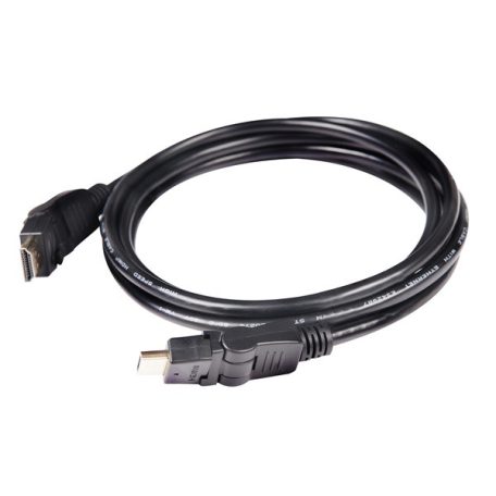 Club 3D Kábel - CAC-1360 (HDMI 2.0 4K60Hz 360° forgatható, 2m)