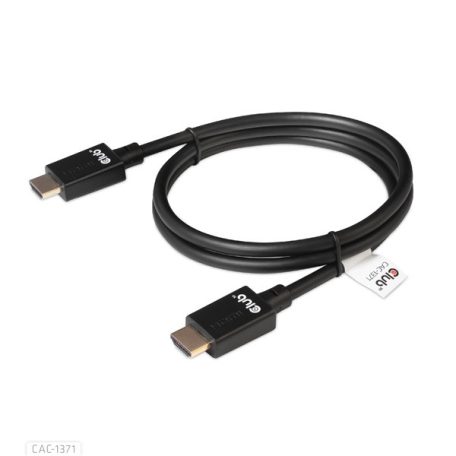 Club 3D Kábel - CAC-1371 (HDMI 2.1 Ultra High Speed, 4K120Hz, 8K60Hz, 48Gbps, M/M, 1m)