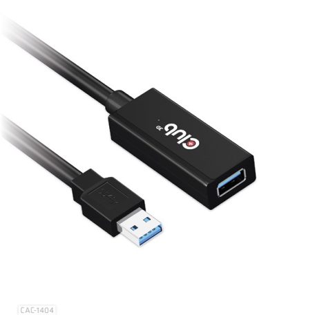 Club 3D kábel - CAC-1404 (3.2 USB-A, M/F, Active Repeater, 5Gbps, 5m)