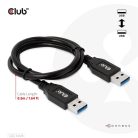 Club 3D kábel - CAC-1409 (USB-A Gen2, M/M, 10Gbps, 3A, 15W, 5V/3A, 0.5m)