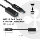 Club 3D kábel - CAC-1411 (3.2 USB-A 10 Gbps, M/F, 5m)