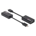 Club 3D Átalakító - CAC-1502 (3.1 USB-C Gen 1 to VGA, 1080p 60 FPS)