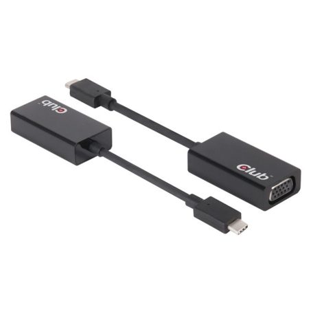 Club 3D Átalakító - CAC-1502 (3.1 USB-C Gen 1 to VGA, 1080p 60 FPS)