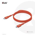 Club 3D Kábel - CAC-1511 (USB2 USB-C, 480Mb, 240W PD EPR, Bidirektional, USB-IF tanúsítvány, M/M, 1m)