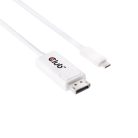 Club 3D Kábel - CAC-1517 (3.1 USB-C Gen 1 to DisplayPort 1.2, 1,2m, UHD 4K60Hz)