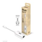 Club 3D Átalakító - CAC-1519 (3.2 USB-C Gen 1 to RJ45 1GB Ethernet, aktív)