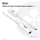 Club 3D Átalakító - CAC-1519 (3.2 USB-C Gen 1 to RJ45 1GB Ethernet, aktív)