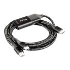 Club 3D Kábel - CAC-1527 (USB-C Y kábel, 100W PD, 1.83m, 2xUSB-C)