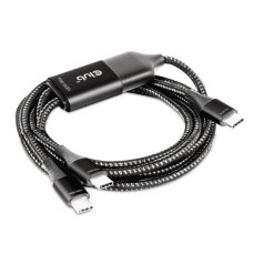   Club 3D Kábel - CAC-1527 (USB-C Y kábel, 100W PD, 1.83m, 2xUSB-C)