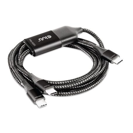 Club 3D Kábel - CAC-1527 (USB-C Y kábel, 100W PD, 1.83m, 2xUSB-C)