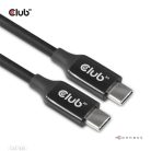 Club 3D Kábel - CAC-1535 (3.2 USB-C Gen 2 to 3.2 USB-C Gen 2, 60W PD, 8K60Hz, Bidirectional, M/M, 5m)
