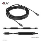Club 3D Kábel - CAC-1535 (3.2 USB-C Gen 2 to 3.2 USB-C Gen 2, 60W PD, 8K60Hz, Bidirectional, M/M, 5m)