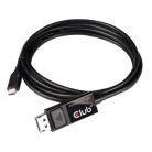 Club 3D Kábel - CAC-1557 (USB-C to DisplayPort 1.4, HDR, 1,8m, 8K60Hz)