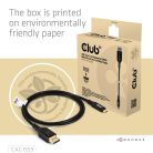 Club 3D Kábel - CAC-1559 (USB-C to DisplayPort 2.1, DP80 Bidirectional, 1m, 8K60Hz)