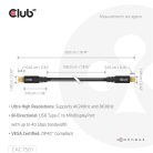Club 3D Kábel - CAC-1561 (USB-C to Mini DisplayPort 2.1, DP40 Bidirectional, 2m, 8K30Hz)