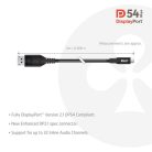 Club 3D Kábel - CAC-1563 (USB-C to DisplayPort 2.1, 8K120Hz, 2m, M/M)