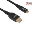 Club 3D Kábel - CAC-1563 (USB-C to DisplayPort 2.1, 8K120Hz, 2m, M/M)