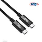 Club 3D Kábel - CAC-1575 (USB4 USB-C Gen 2x2, Bi-Directional USB-IF, 4K60Hz, 20Gbps, PD 240W(48V/5A) EPR M/M, 2m)