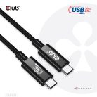 Club 3D Kábel - CAC-1575 (USB4 USB-C Gen 2x2, Bi-Directional USB-IF, 4K60Hz, 20Gbps, PD 240W(48V/5A) EPR M/M, 2m)