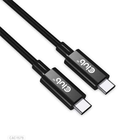 Club 3D Kábel - CAC-1579 (USB4 Type-C Gen 3x2, Bi-directional, 8K60Hz, 40Gbps, 240W PD, EPR, 3m)