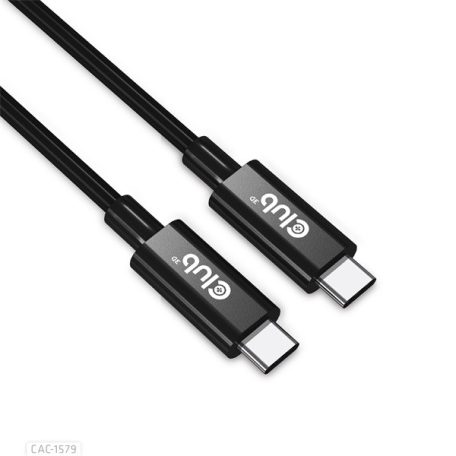 Club 3D Kábel - CAC-1579 (USB4 USB-C Gen 3x2, Bi-directional, 8K60Hz, 40Gbps, 240W PD, EPR, M/M, 3m)