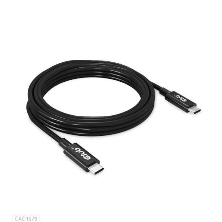 Club 3D Kábel - CAC-1579 (USB4 USB-C Gen 3x2, Bi-directional, 8K60Hz, 40Gbps, 240W PD, EPR, M/M, 3m)
