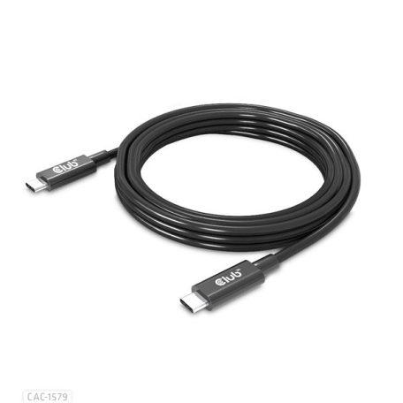 Club 3D Kábel - CAC-1579 (USB4 USB-C Gen 3x2, Bi-directional, 8K60Hz, 40Gbps, 240W PD, EPR, M/M, 3m)