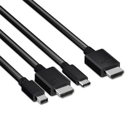 Club 3D Átalakító - CAC-1630 (USB-C + HDMI + MiniDisplayport to HDMI 4K60Hz, M/M, 32AVG)