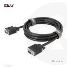 Club 3D Kábel - CAC-1703 (VGA Bidirectional, M/M, 3m, 28AWG, Full HD 1080p)