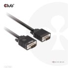 Club 3D Kábel - CAC-1703 (VGA Bidirectional, M/M, 3m, 28AWG, Full HD 1080p)