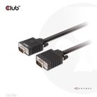 Club 3D Kábel - CAC-1703 (VGA Bidirectional, M/M, 3m, 28AWG, Full HD 1080p)